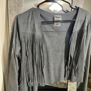 VOCAL WOMEN'S FRINGE SUEDE JACKET